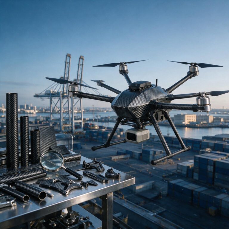 Carbon fiber composite UAV components