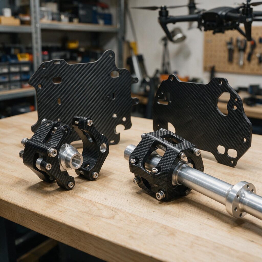 Machined CFRP Components